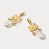 Pearl Diamond Earrings sold by Selenichast