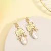 Pearl Diamond Earrings sold by Selenichast