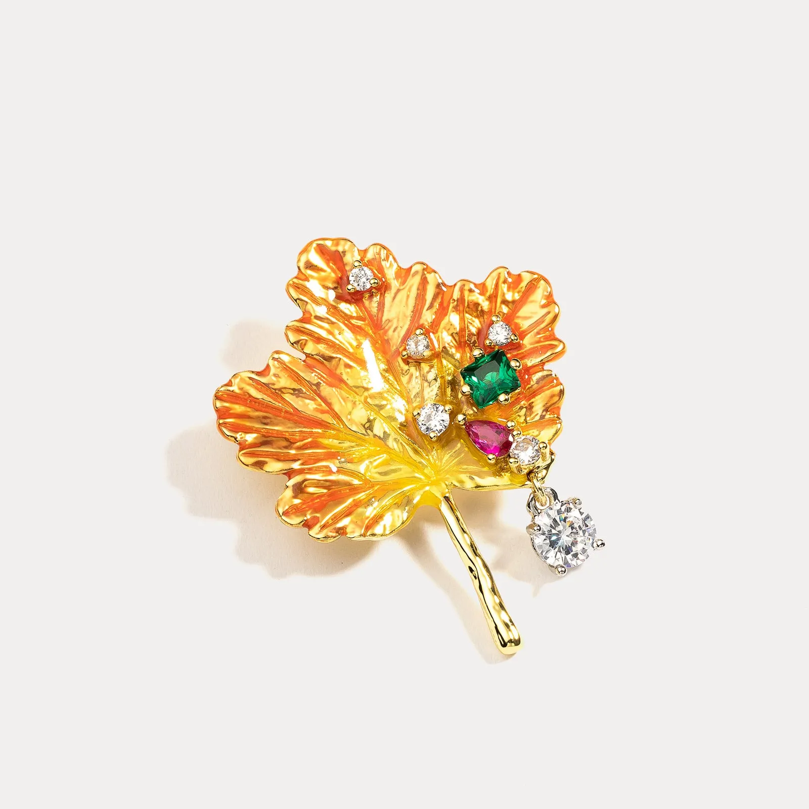Maple Leaf Brooch sold by Selenichast product image thumbnail 2