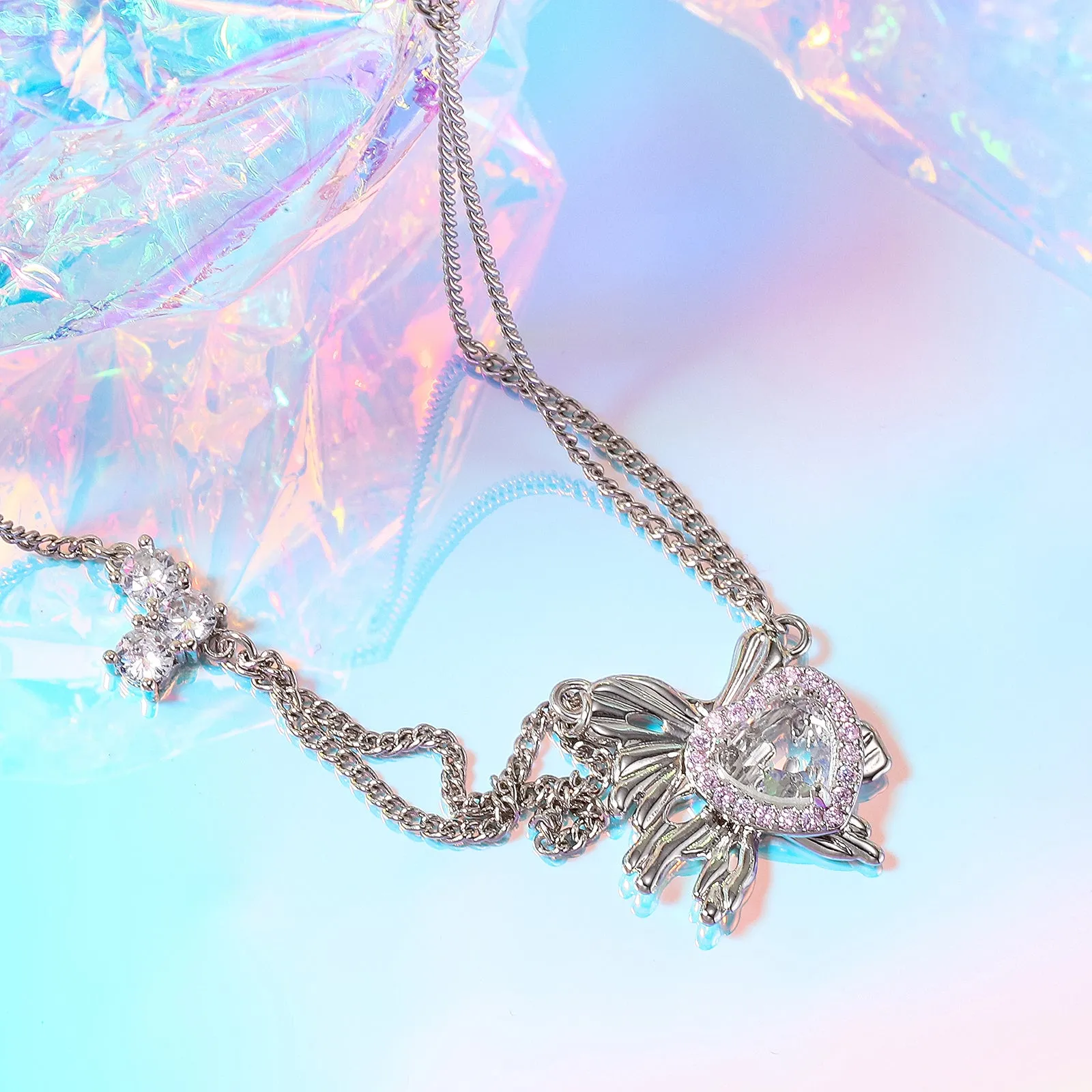 Mermaid Heart Necklace sold by Selenichast