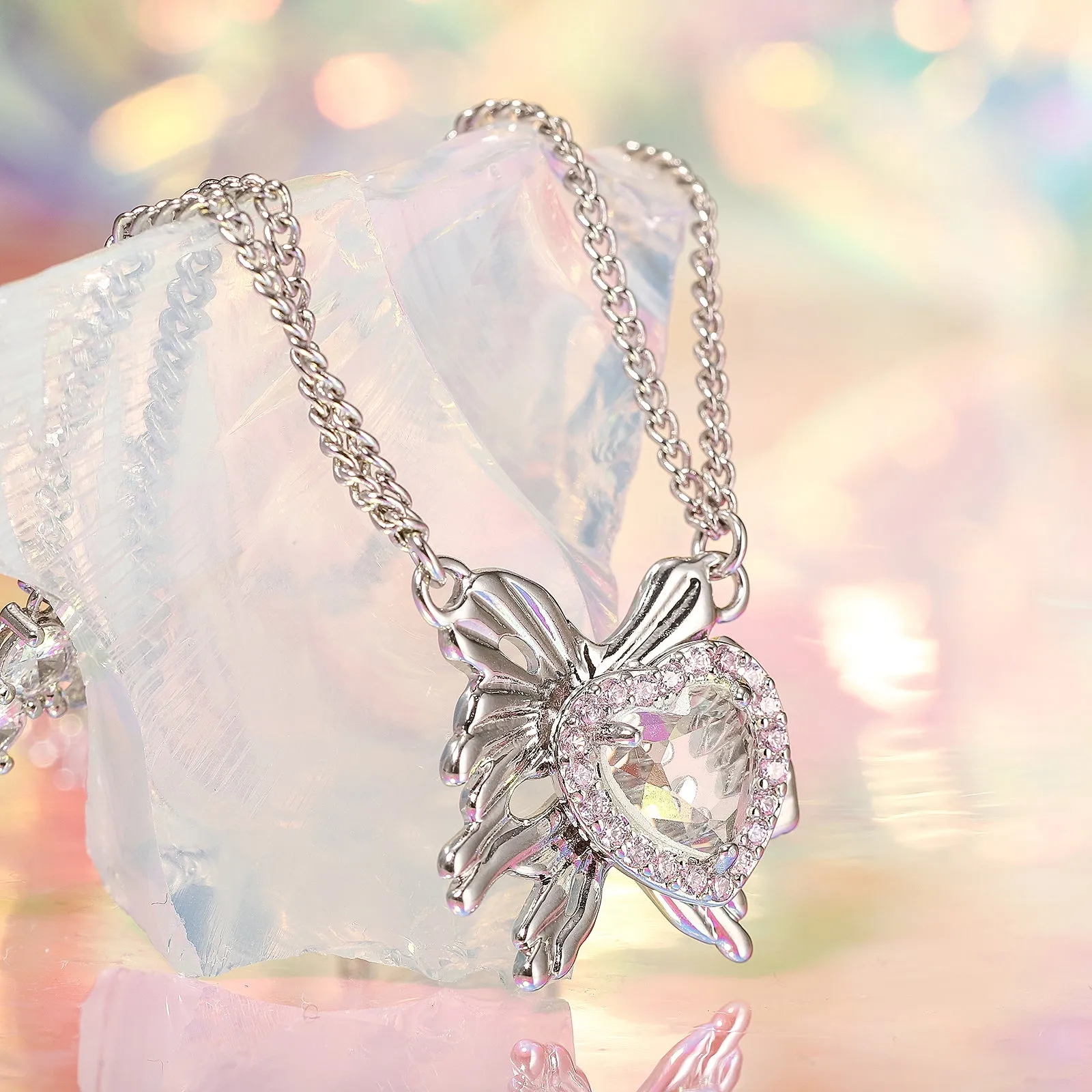 Mermaid Heart Necklace sold by Selenichast product image thumbnail 2