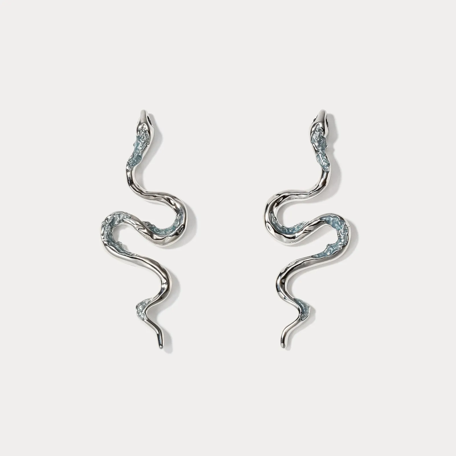Demon Eye Serpent Earrings sold by Selenichast