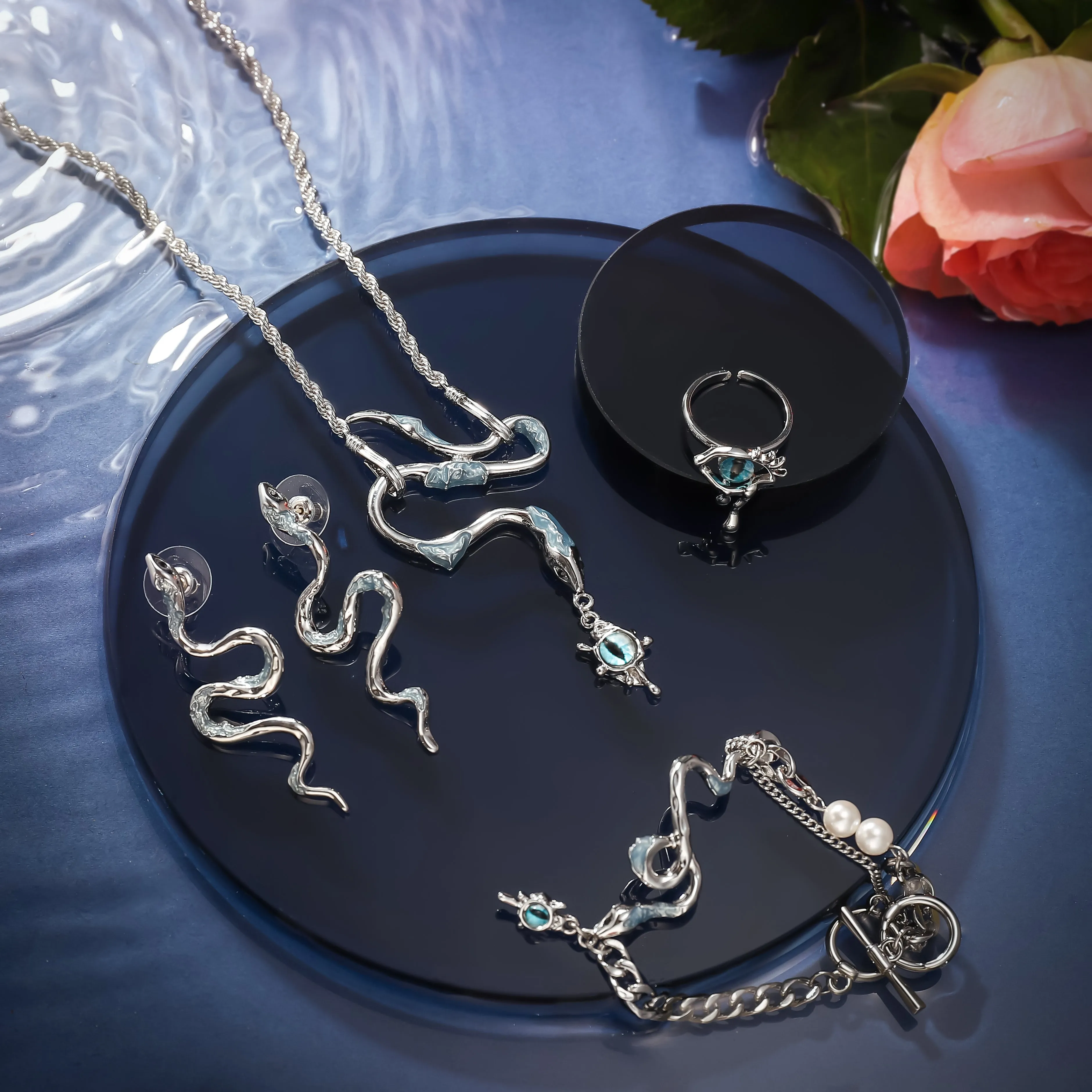 Demon Eye Serpent Earrings sold by Selenichast product image thumbnail 2