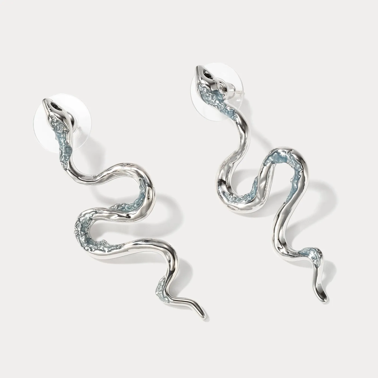 Demon Eye Serpent Earrings sold by Selenichast product image thumbnail 5