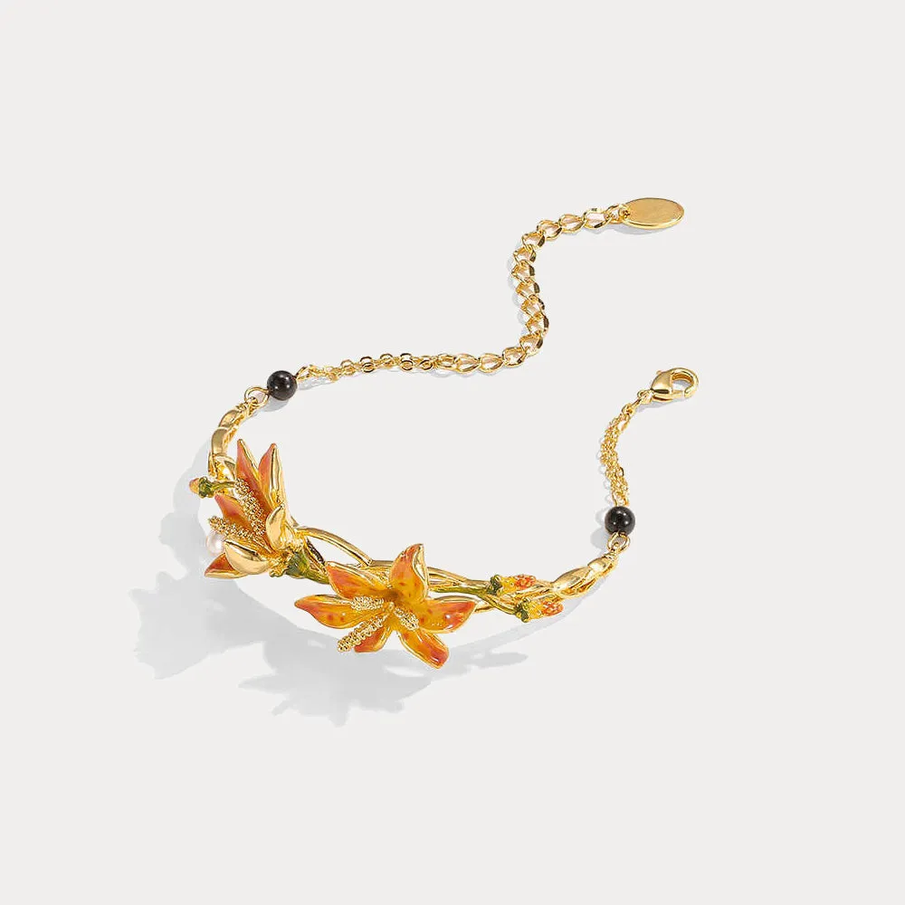 Leopard Flower Bracelet sold by Selenichast product image thumbnail 3