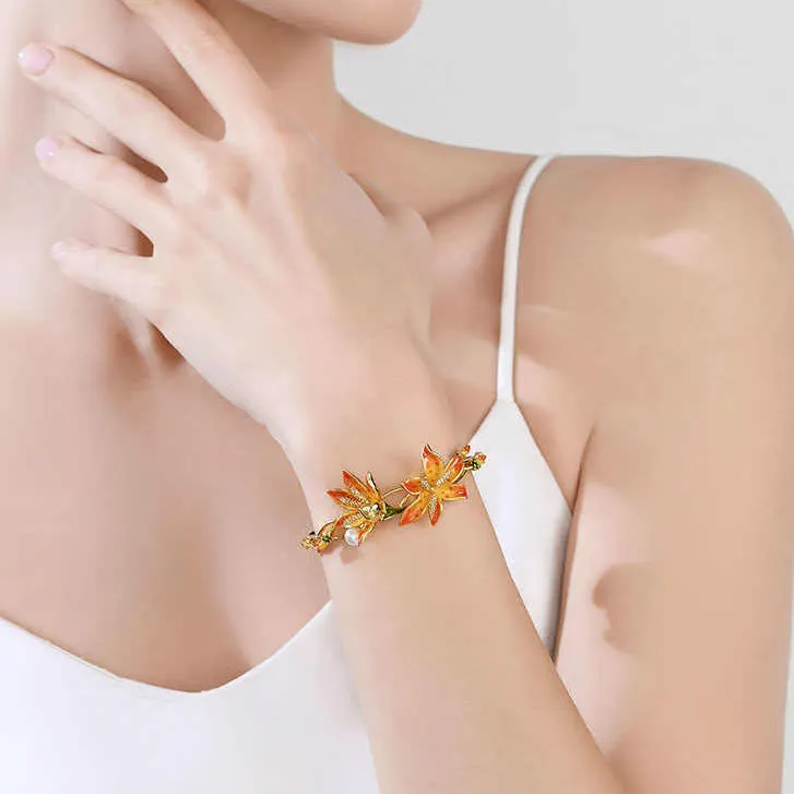 Leopard Flower Bracelet sold by Selenichast product image thumbnail 4