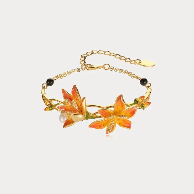 Leopard Flower Bracelet sold by Selenichast