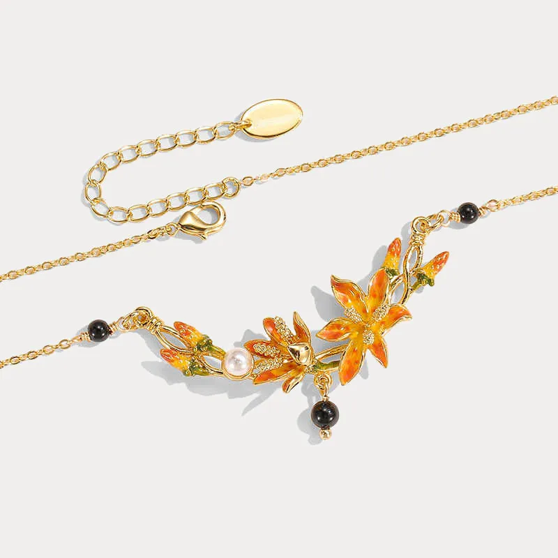 Leopard Flower Necklace sold by Selenichast product image thumbnail 3