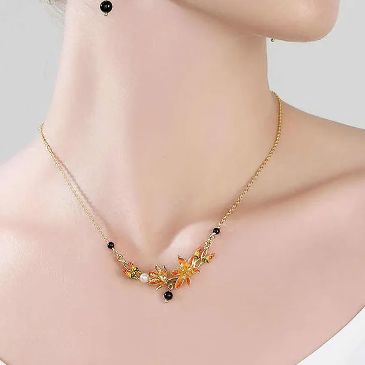 Leopard Flower Necklace sold by Selenichast product image thumbnail 2