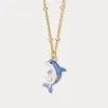 Dolphin Necklace sold by Selenichast