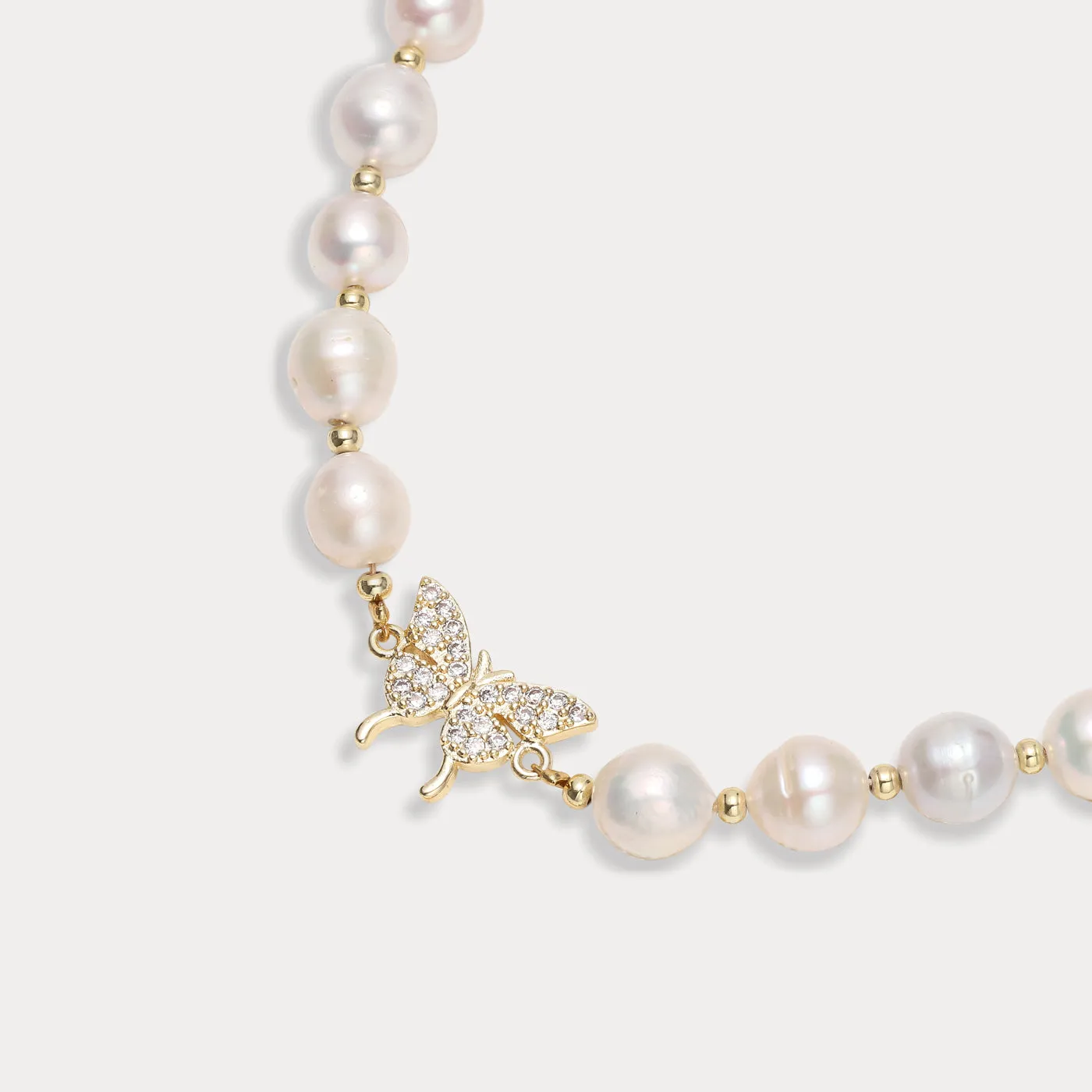 Gold Butterfly Necklace sold by Selenichast product image thumbnail 3