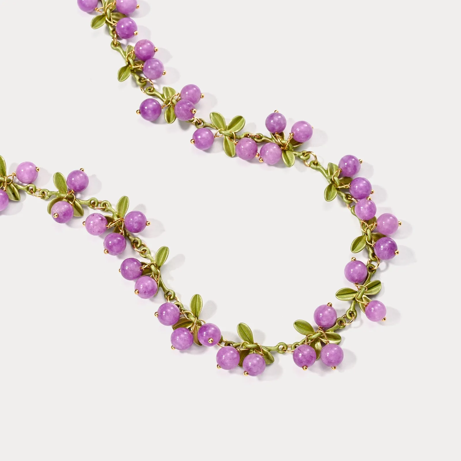 Purple Berry Necklace sold by Selenichast product image thumbnail 3