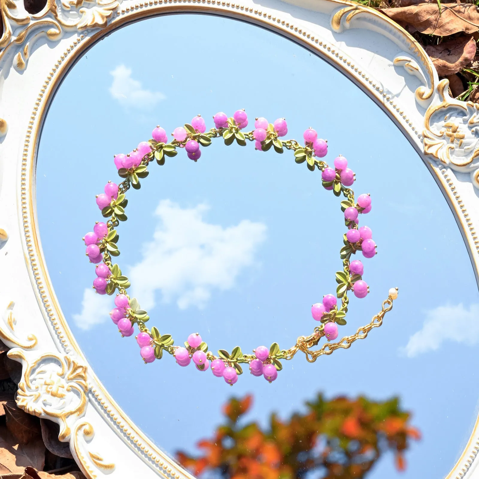 Purple Berry Necklace sold by Selenichast product image thumbnail 5