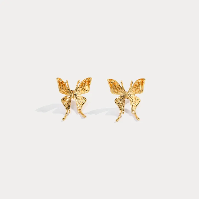 Butterfly Earrings sold by Selenichast