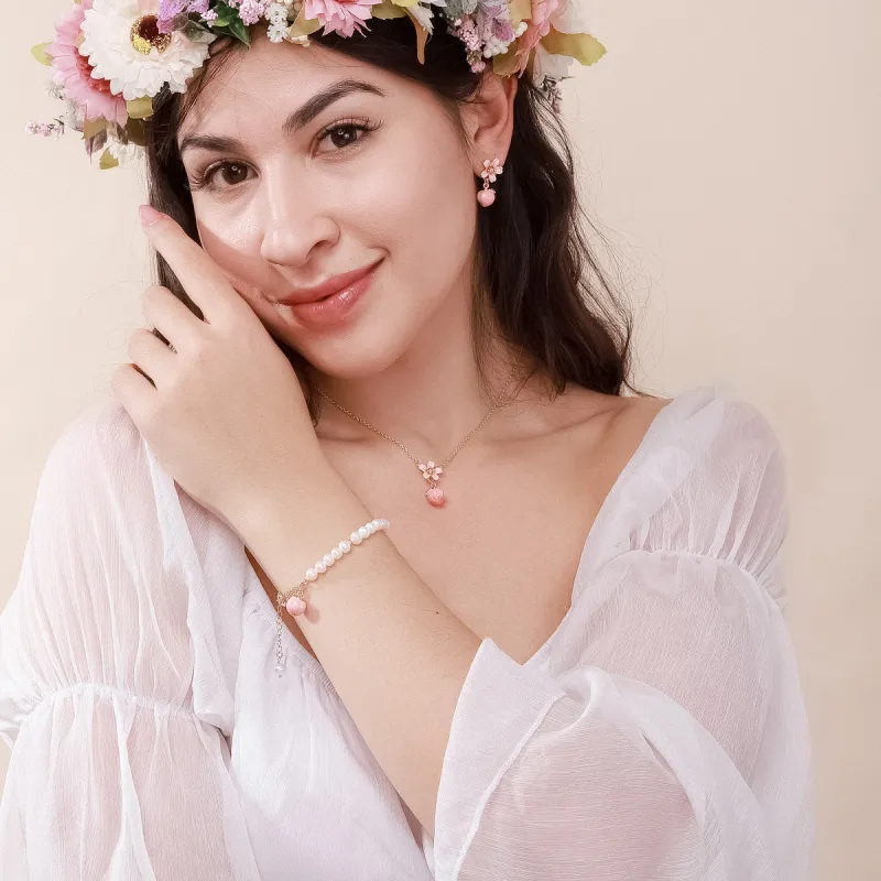Peach Necklace sold by Selenichast