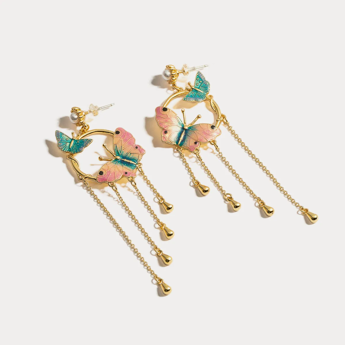 Butterfly Tassel Earrings sold by Selenichast product image thumbnail 3