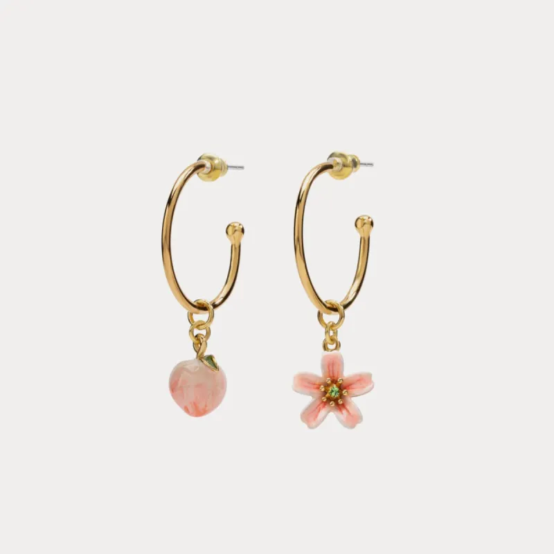 Peach Earrings sold by Selenichast