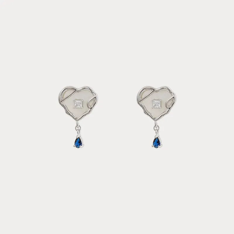 Ice Heart Earrings sold by Selenichast