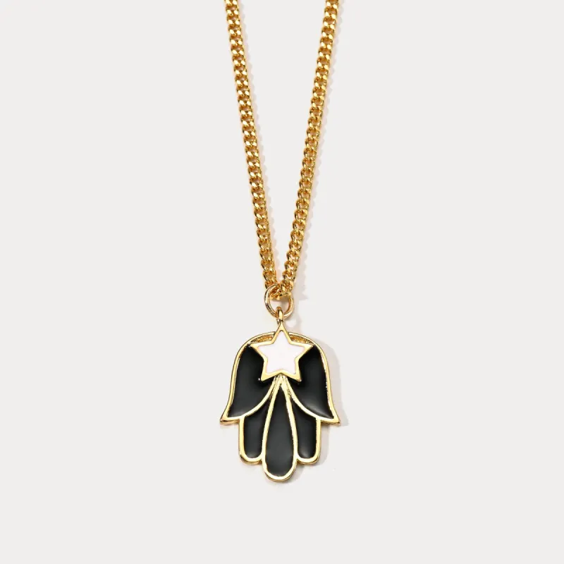 Hamsa Necklace sold by Selenichast