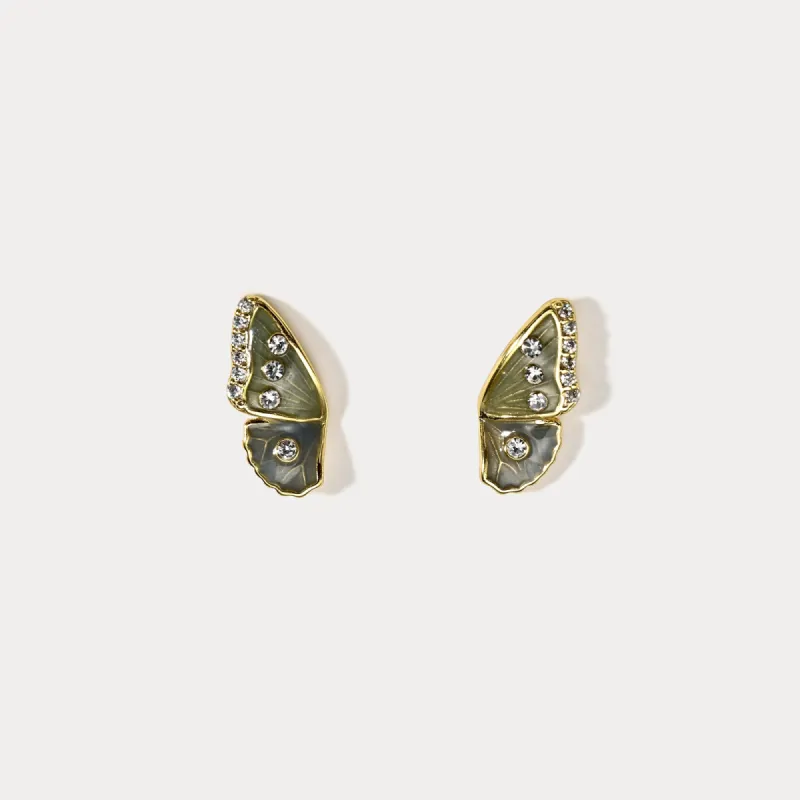 Butterfly Stud Earrings sold by Selenichast