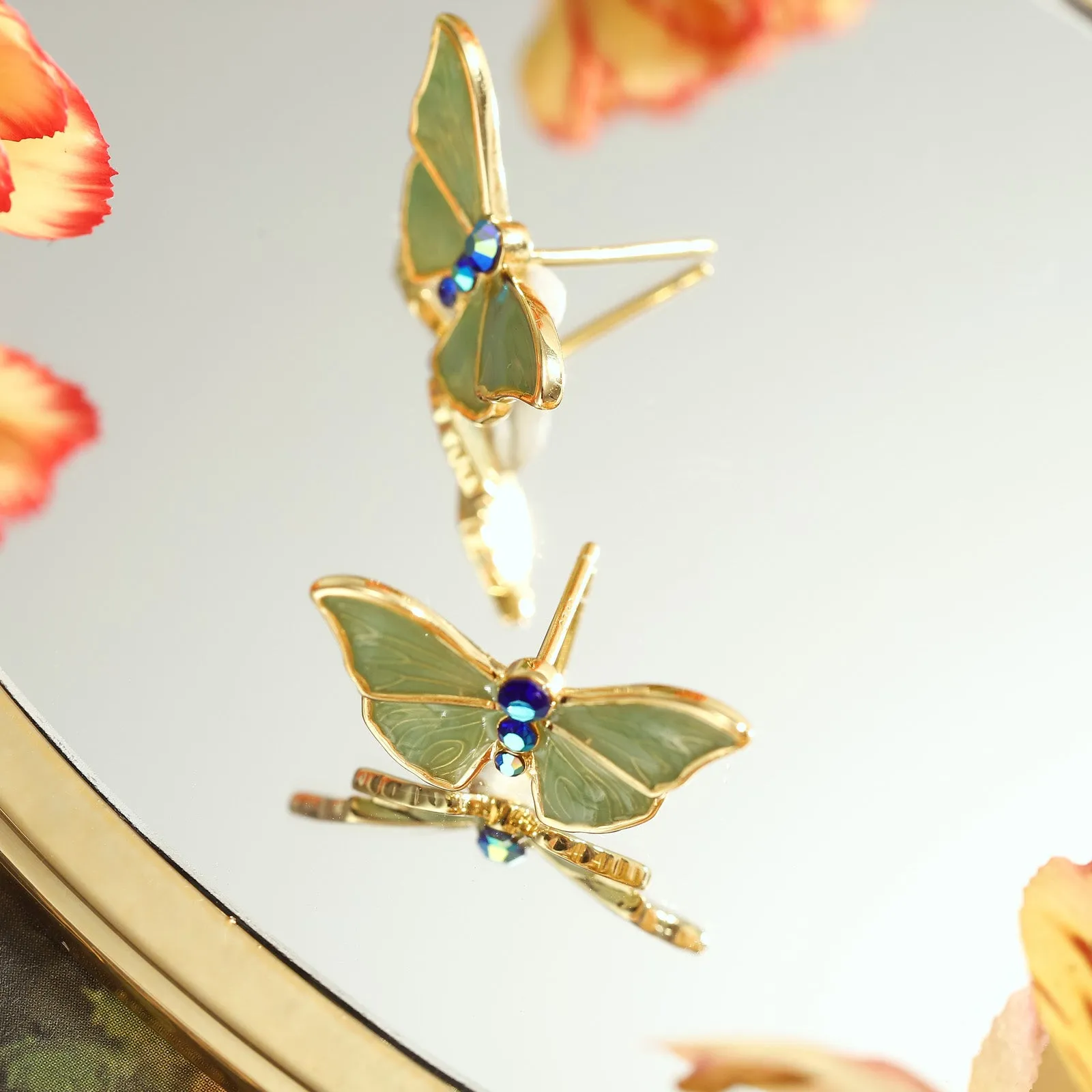 Butterfly Stud Earrings sold by Selenichast product image thumbnail 4