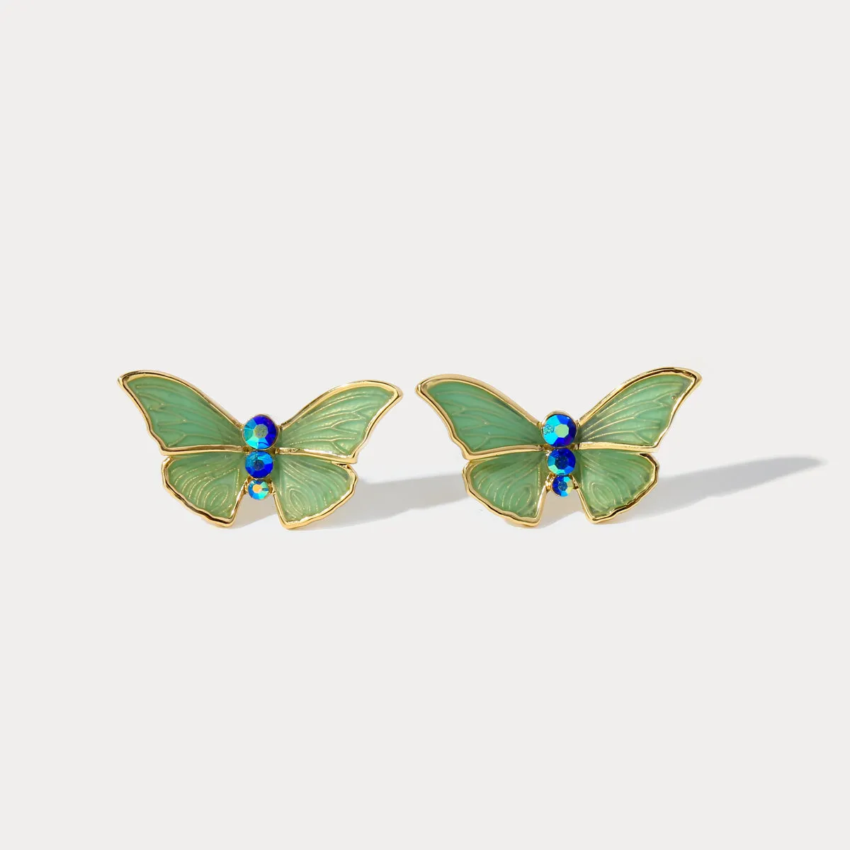 Butterfly Stud Earrings sold by Selenichast