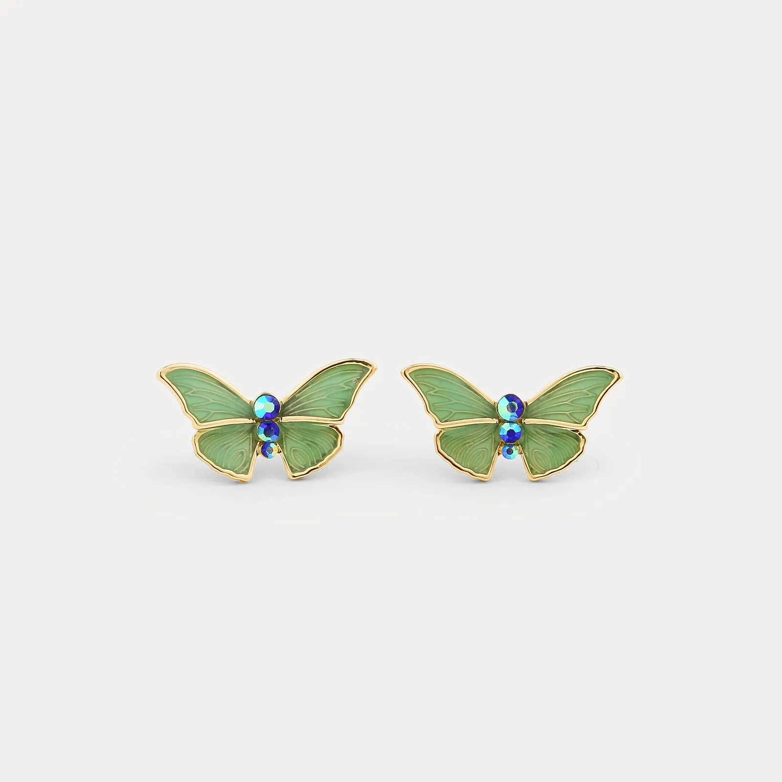 Butterfly Stud Earrings sold by Selenichast product image thumbnail 5