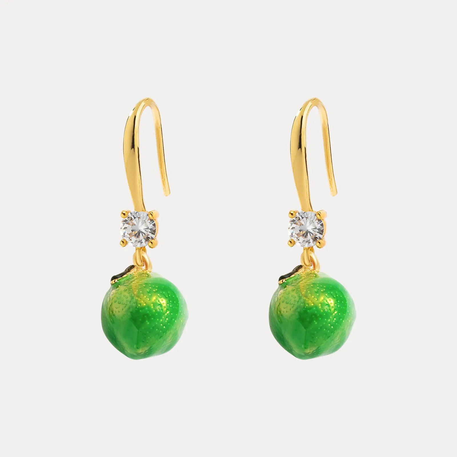 Green Lemon Earrings sold by Selenichast