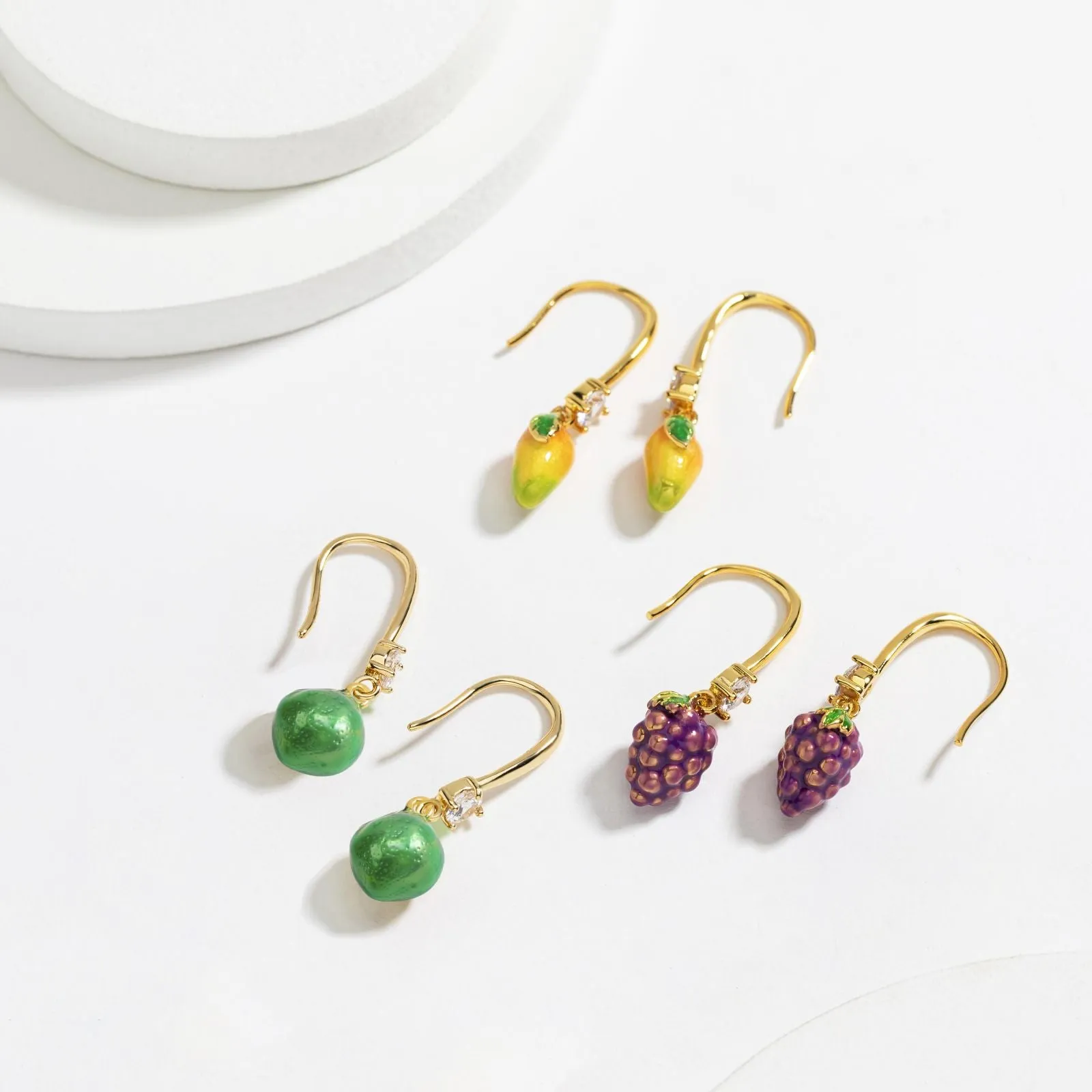 Green Lemon Earrings sold by Selenichast product image thumbnail 5
