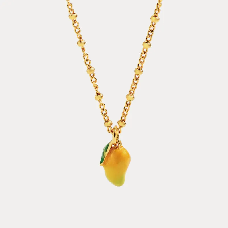 Mango Enamel Necklace sold by Selenichast