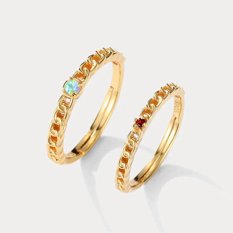Couple Opal Ring sold by Selenichast