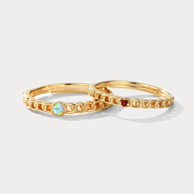 Couple Opal Ring sold by Selenichast product image thumbnail 3