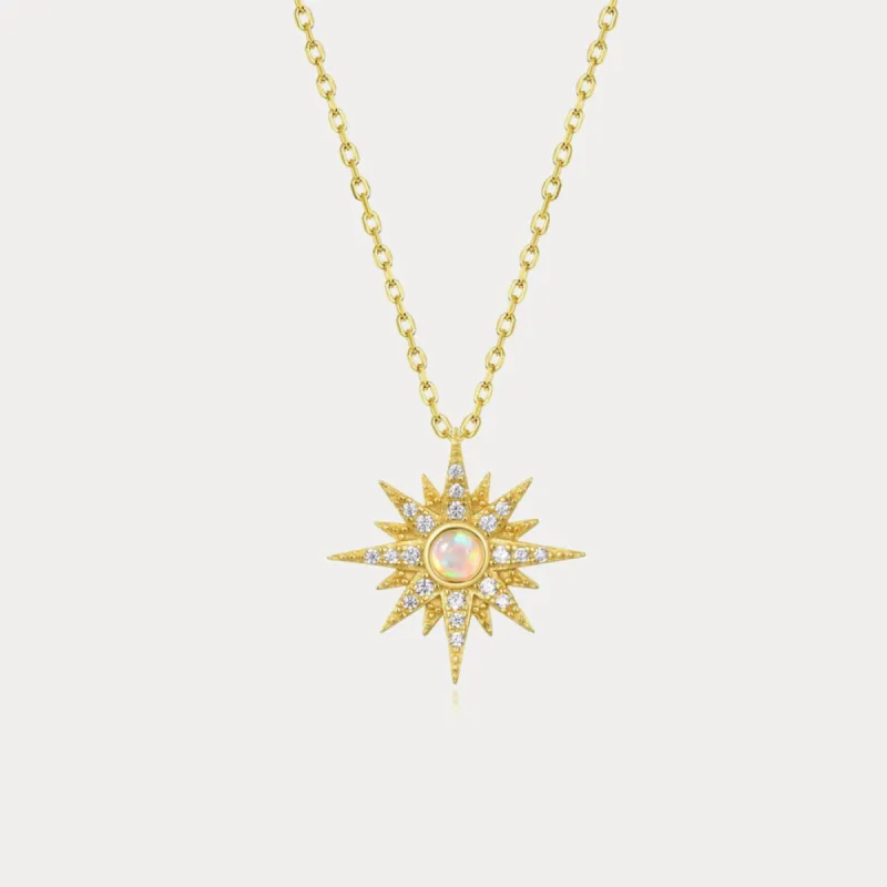 Eight-pointed Star Necklace sold by Selenichast