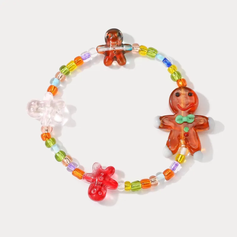 Gummy Gingerbread Man Bracelet sold by Selenichast