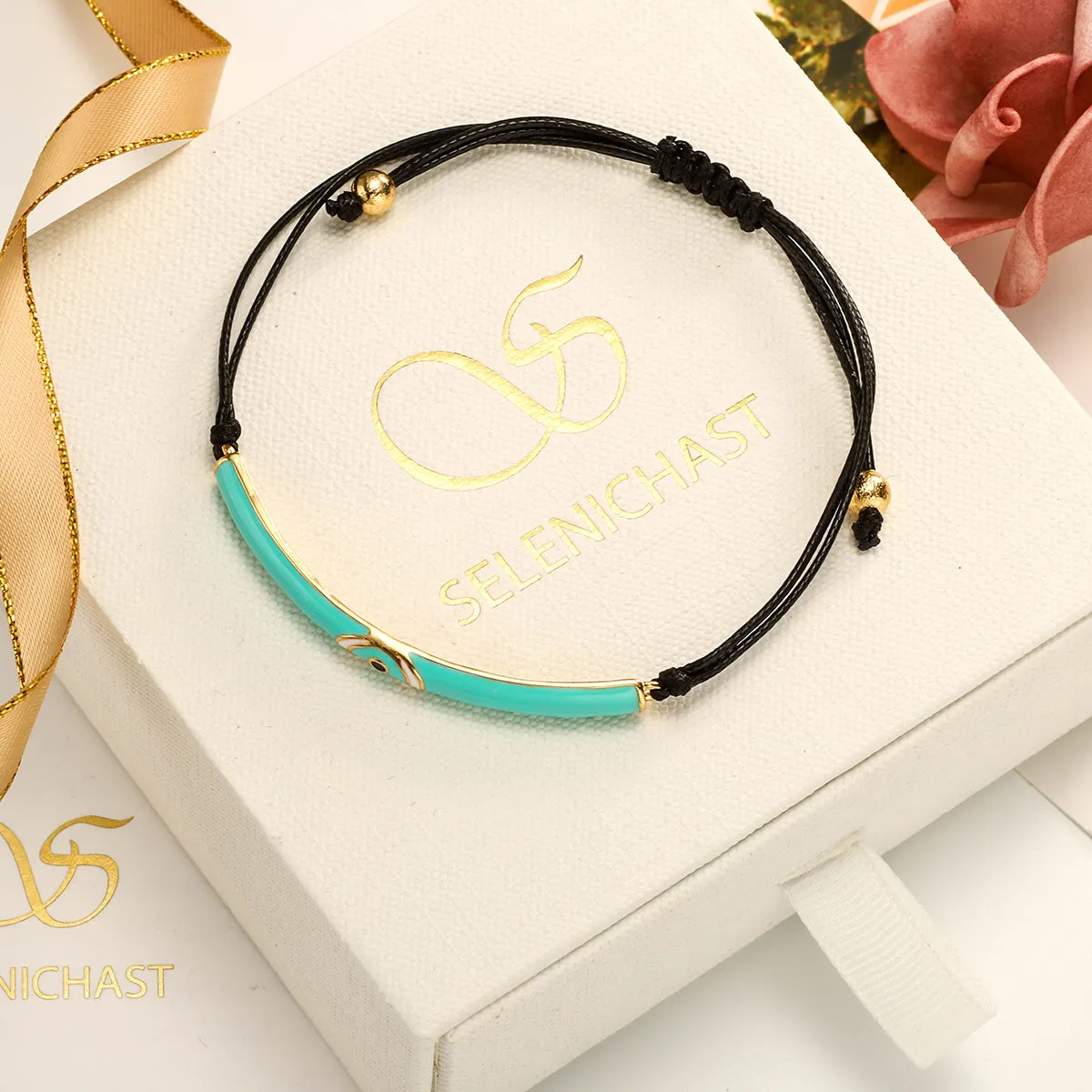 Evil Eye Rope Bracelet sold by Selenichast product image thumbnail 2