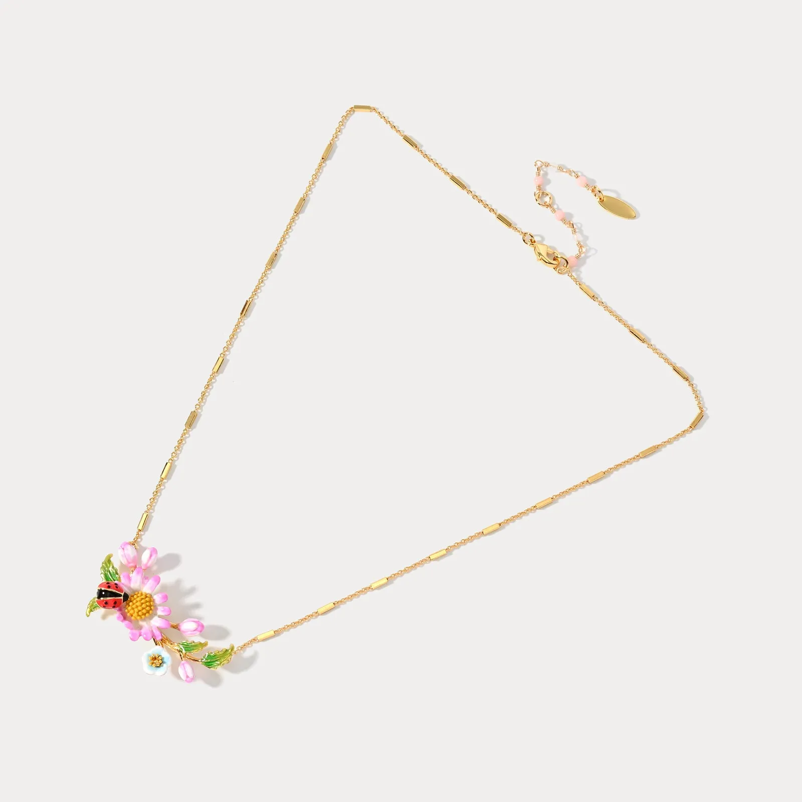 Daisy Ladybug Necklace sold by Selenichast product image thumbnail 4