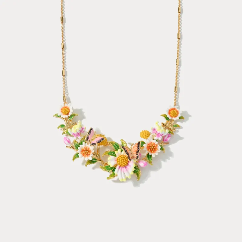 Daisy Butterfly Necklace sold by Selenichast