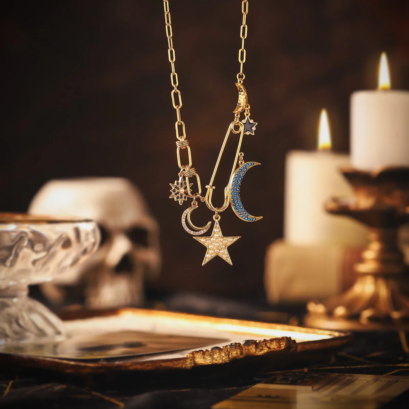 Starry Moon Necklace sold by Selenichast product image thumbnail 4