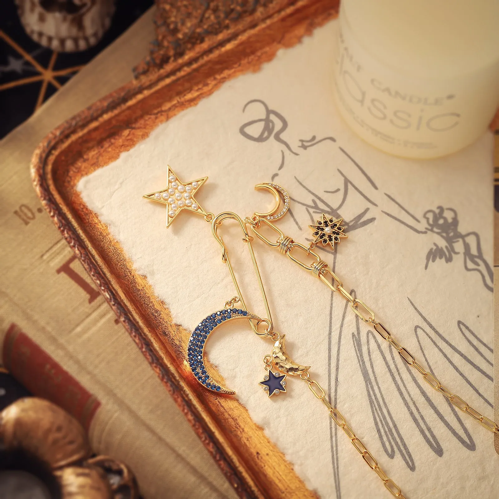 Starry Moon Necklace sold by Selenichast product image thumbnail 3