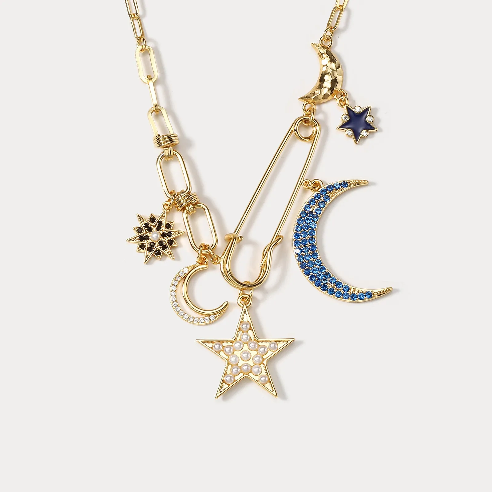 Starry Moon Necklace sold by Selenichast