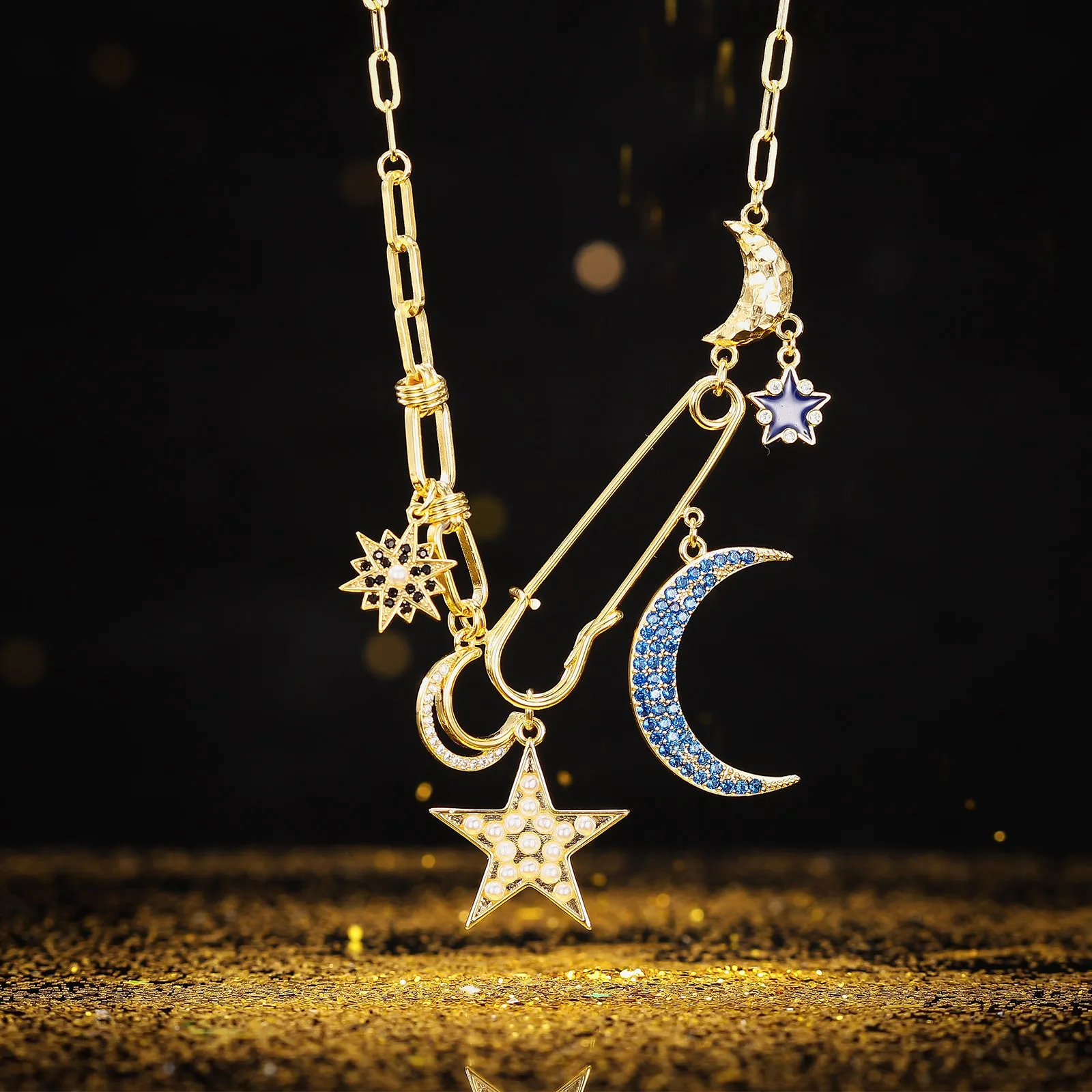 Starry Moon Necklace sold by Selenichast product image thumbnail 2
