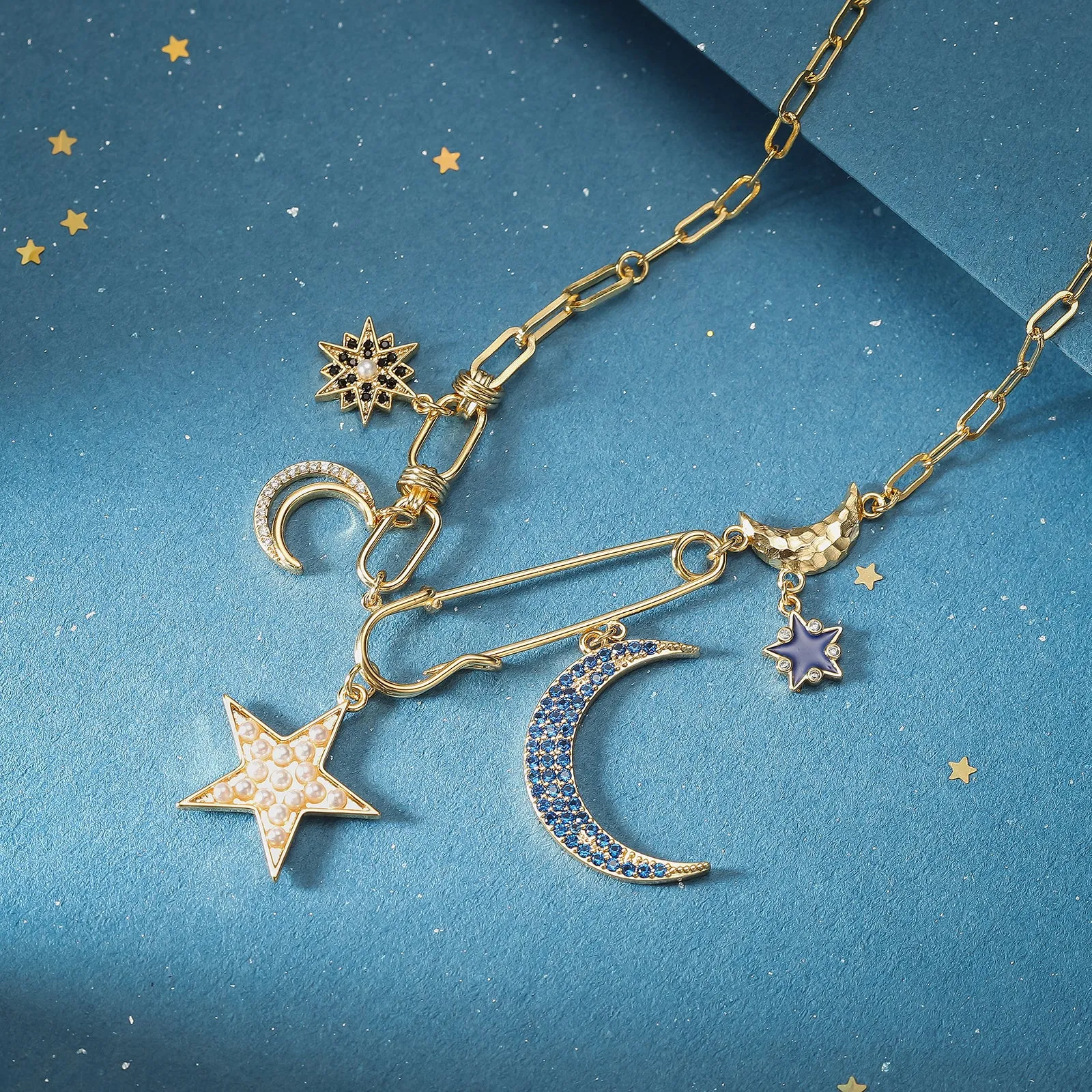 Starry Moon Necklace sold by Selenichast product image thumbnail 5