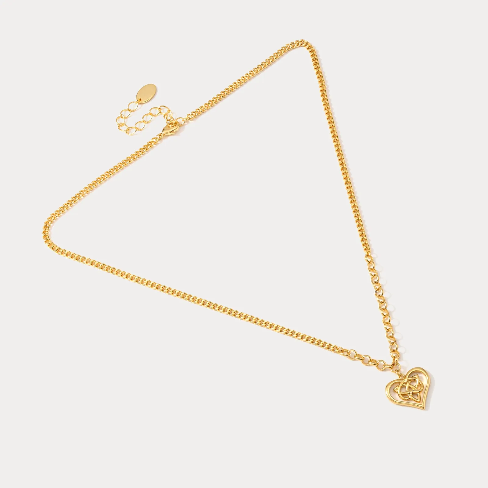 Talisman Celtic Heart Necklace sold by Selenichast product image thumbnail 5