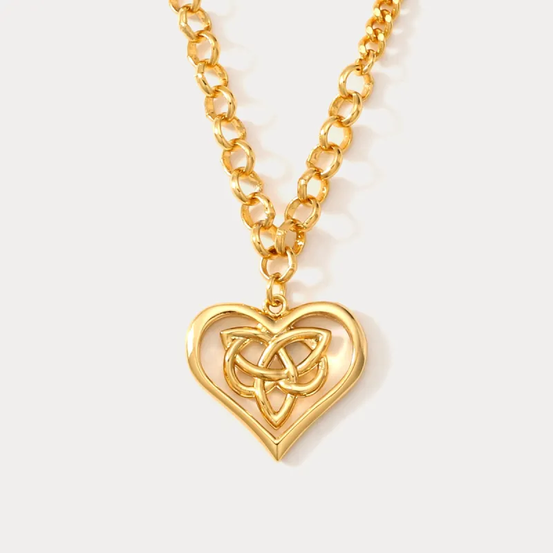 Talisman Celtic Heart Necklace sold by Selenichast