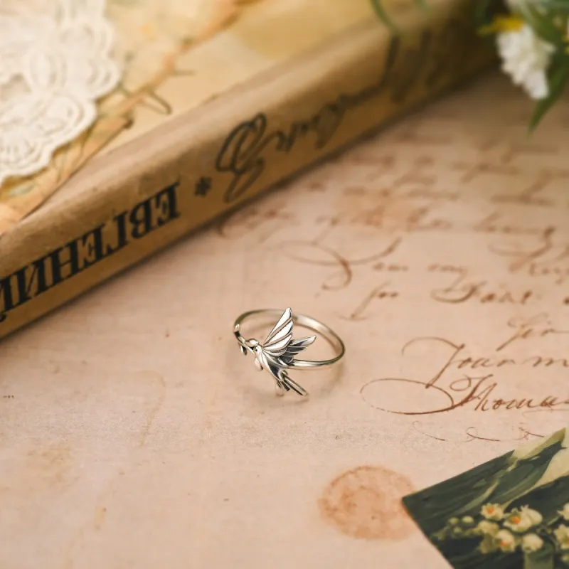 Silver Bird Ring sold by Selenichast