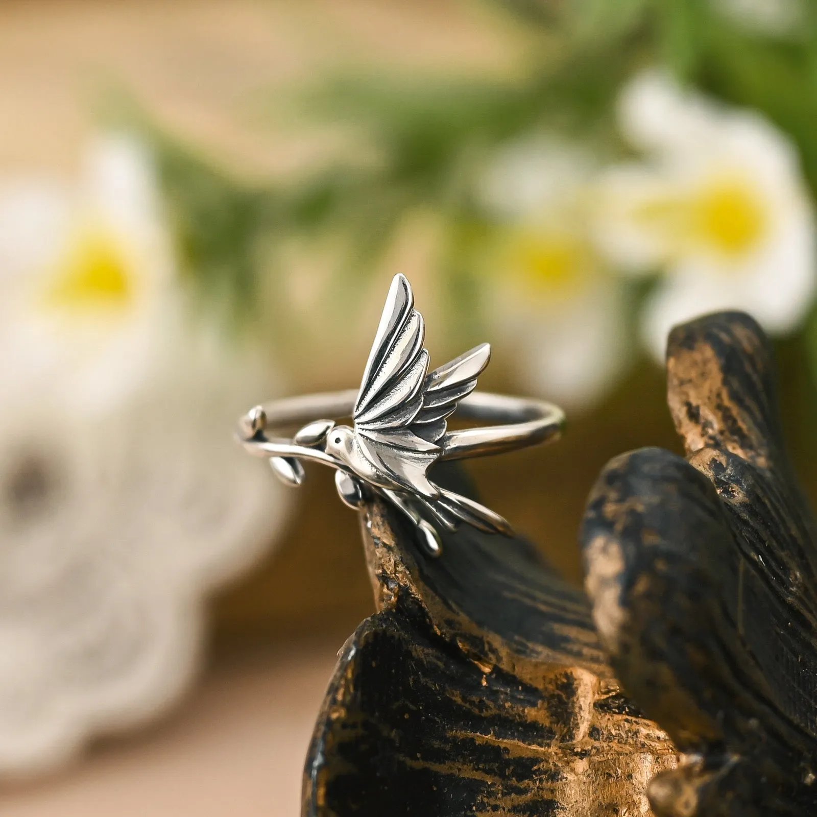 Silver Bird Ring sold by Selenichast product image thumbnail 3
