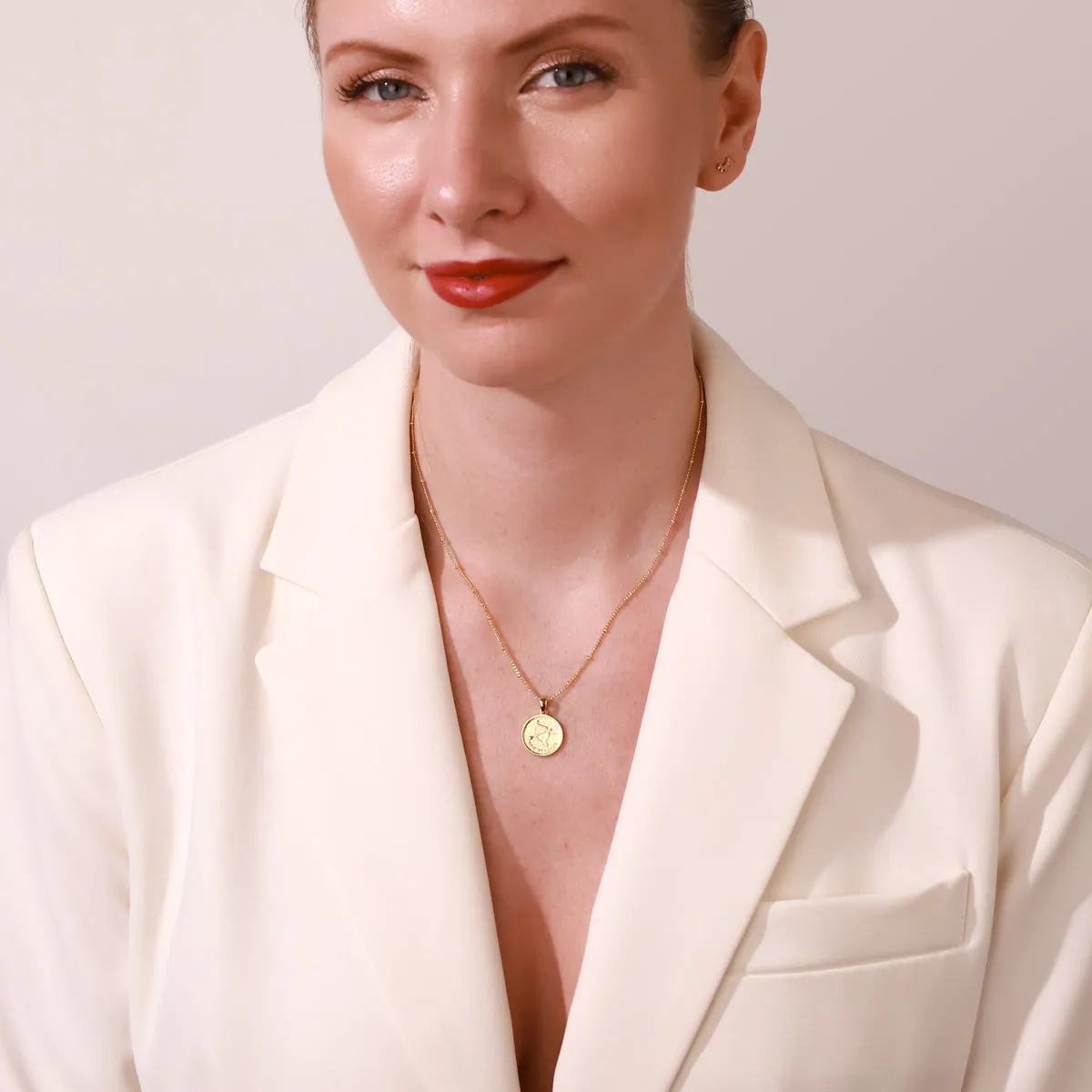 Sagittarius Constellation Coin Pendant Necklace sold by Selenichast product image thumbnail 4