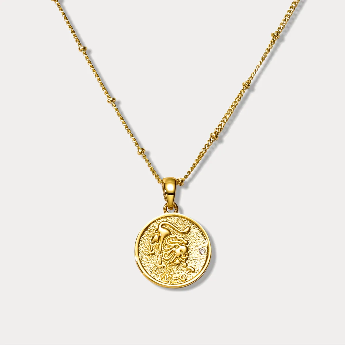 Leo Constellation Coin Pendant Necklace sold by Selenichast