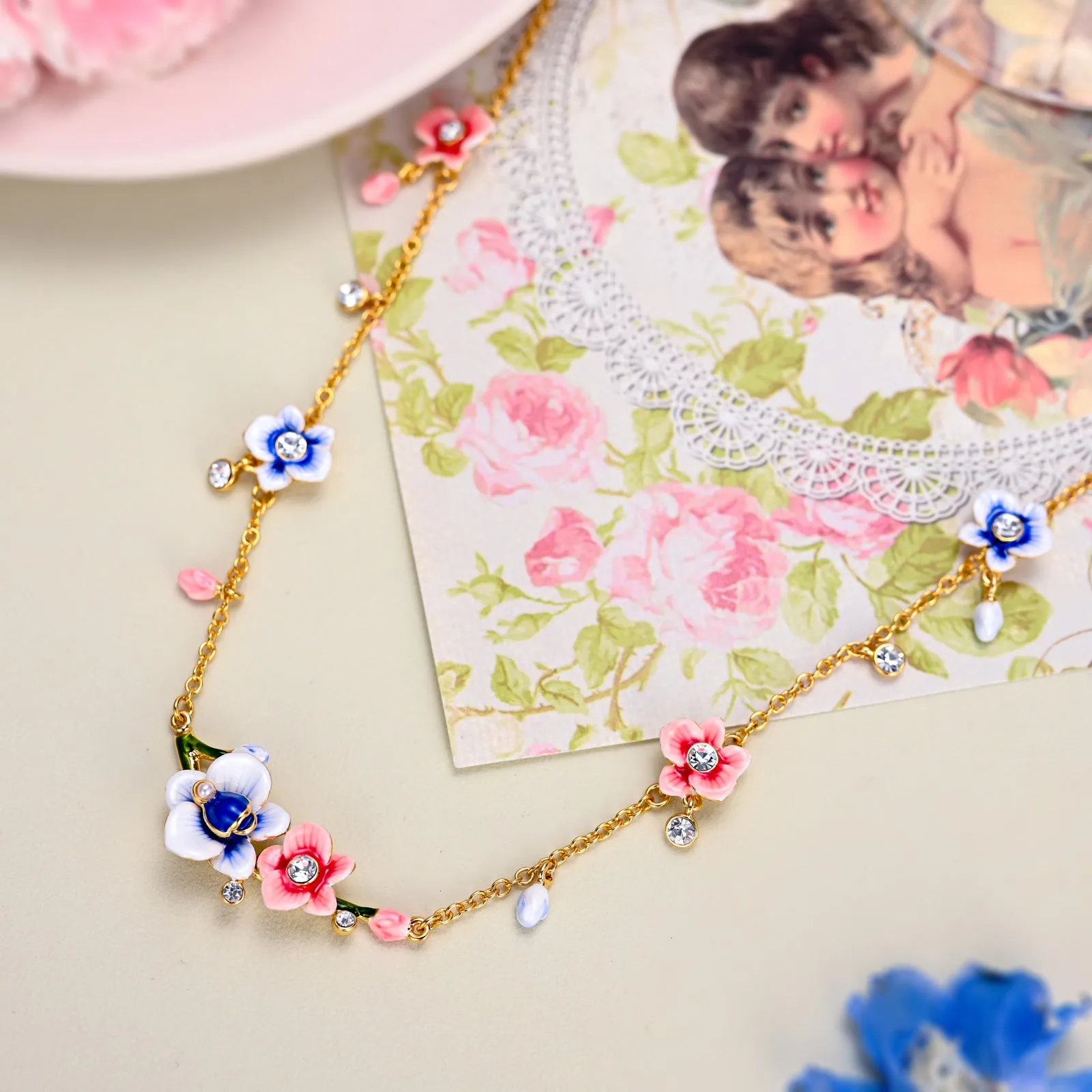 Orchid Necklace sold by Selenichast product image thumbnail 3