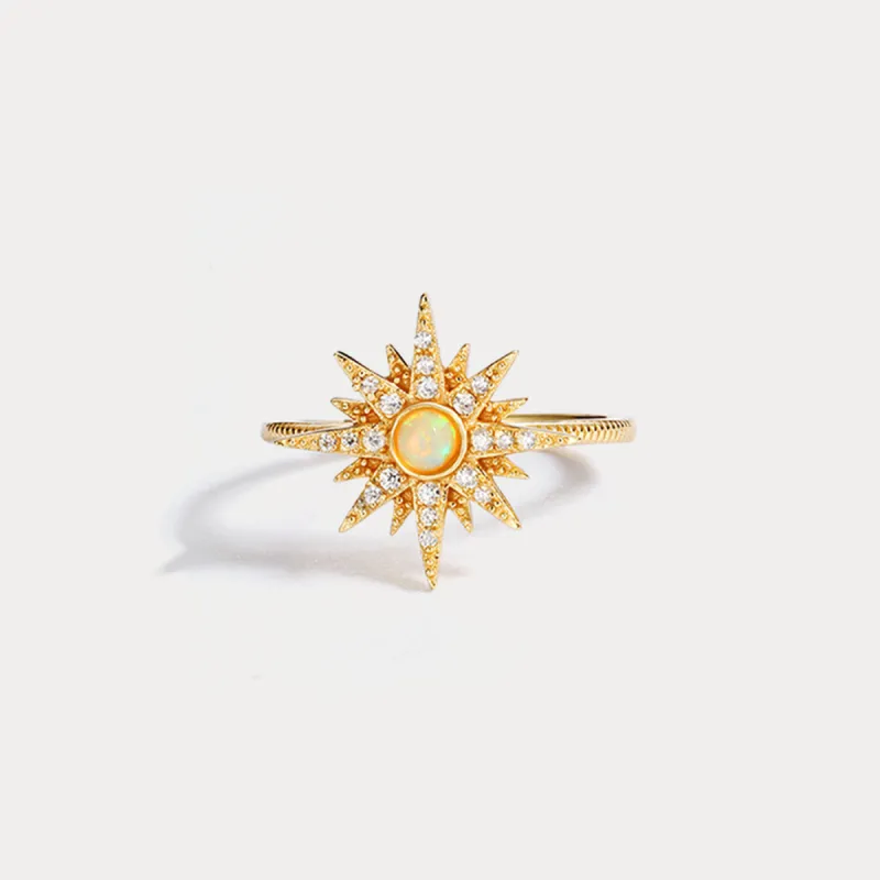 Opal Sun Ring sold by Selenichast
